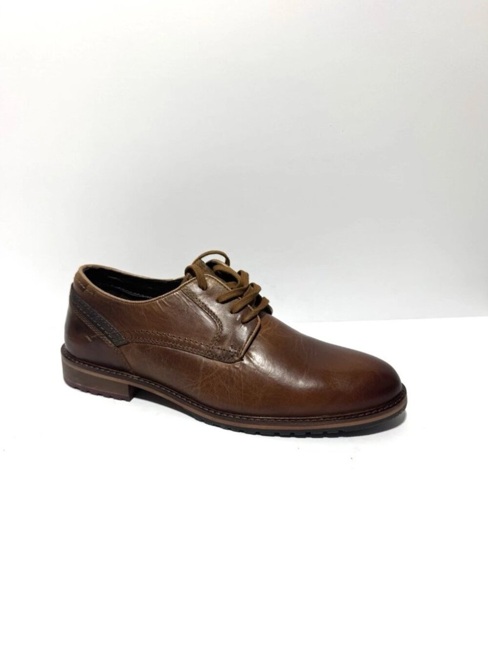 Steve Madden Mens Fallon Oxford Cognac Leather Size 12 M